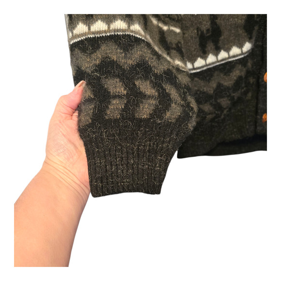 Vintage Tejido Ruminahui Sweater Mens Size XL Multi Grandpacore Heavy Heritage - Picture 7 of 10